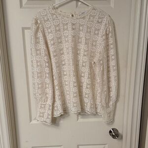 Ricki's White Lace Blouse